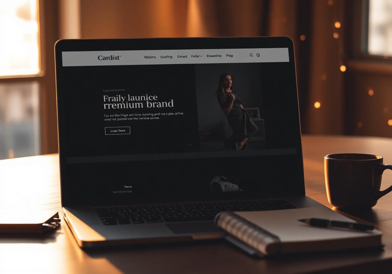 Lancement d'un site de marque premium
