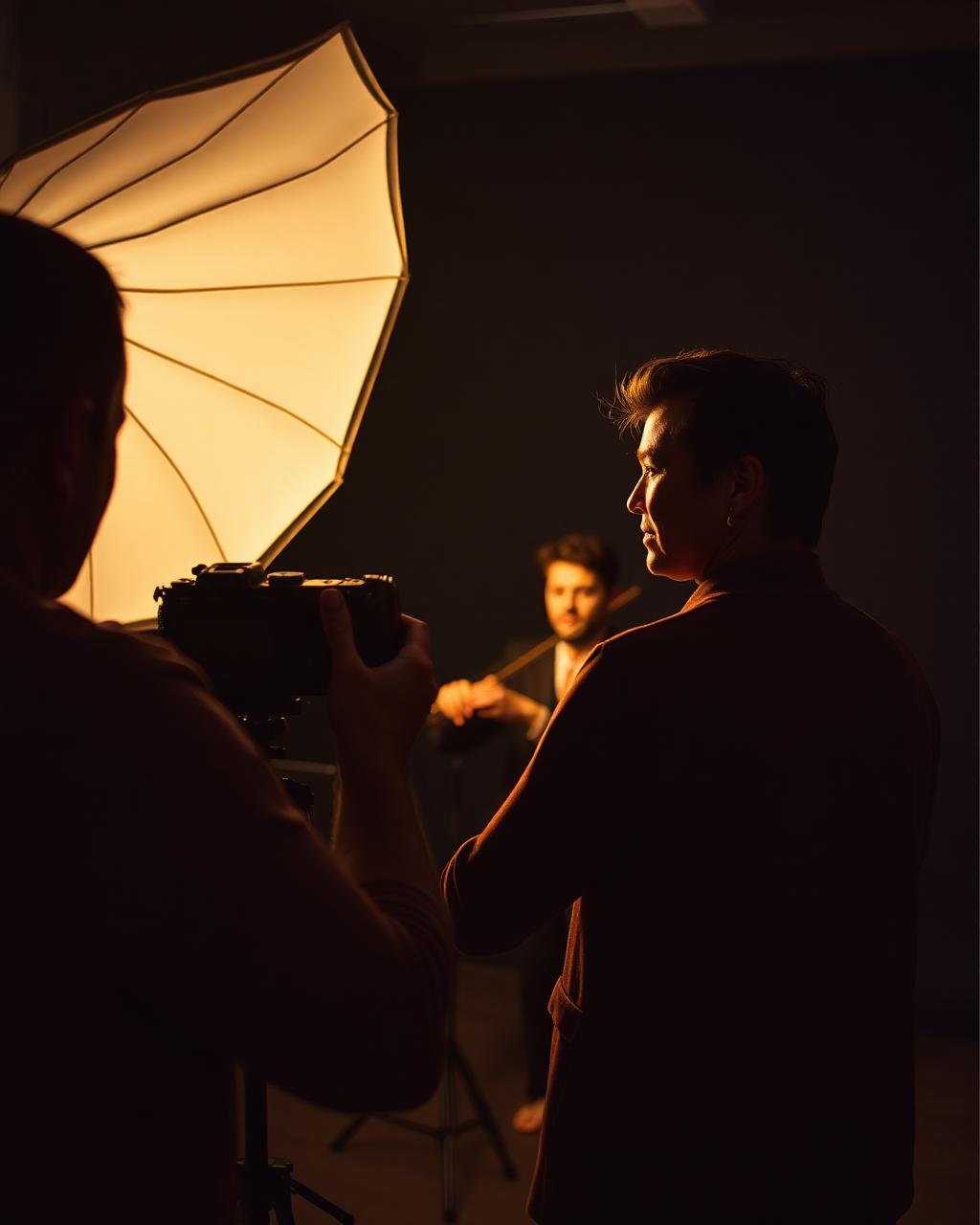 Shooting photo en studio avec softbox